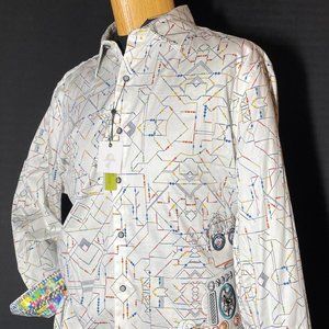 Robert Graham 3XL Sport Shirt "Short Circuit" New with Tags